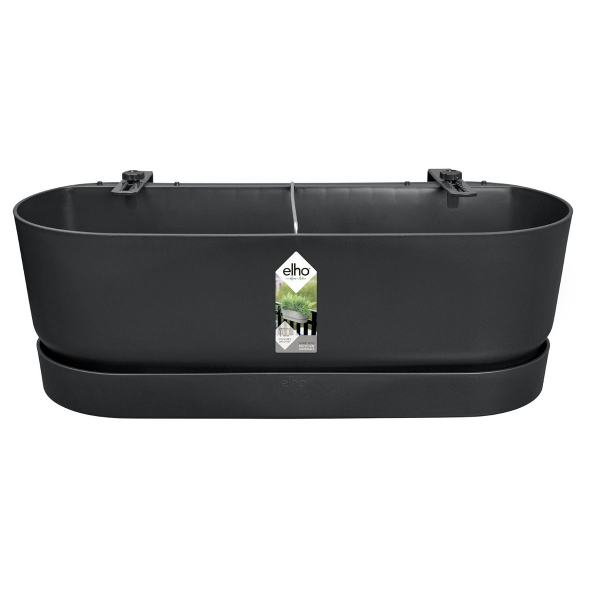 Elho balconette Greenville easy balcony living black - - Willemse