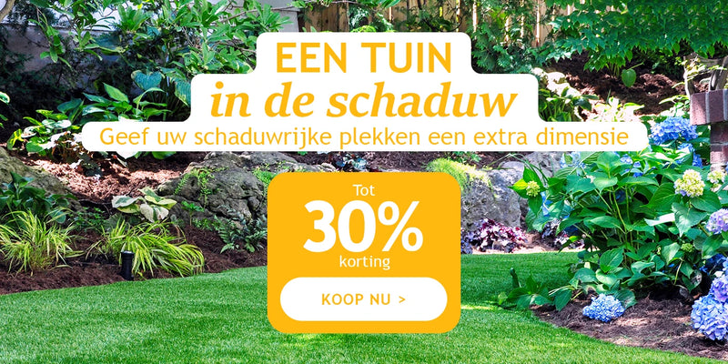 Schaduw in de tuin tot 30% korting!
