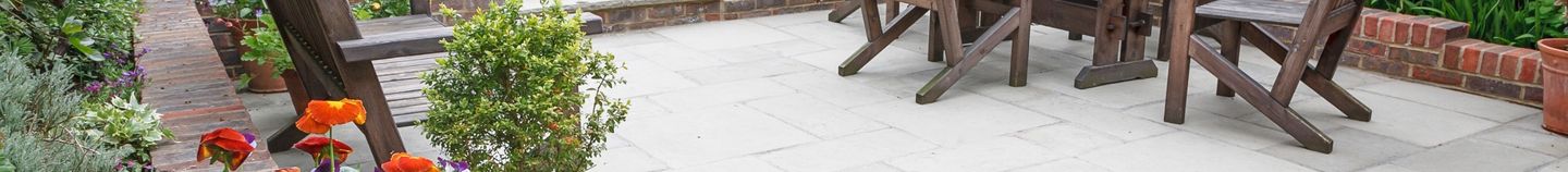 Bloeiende herfsttuin