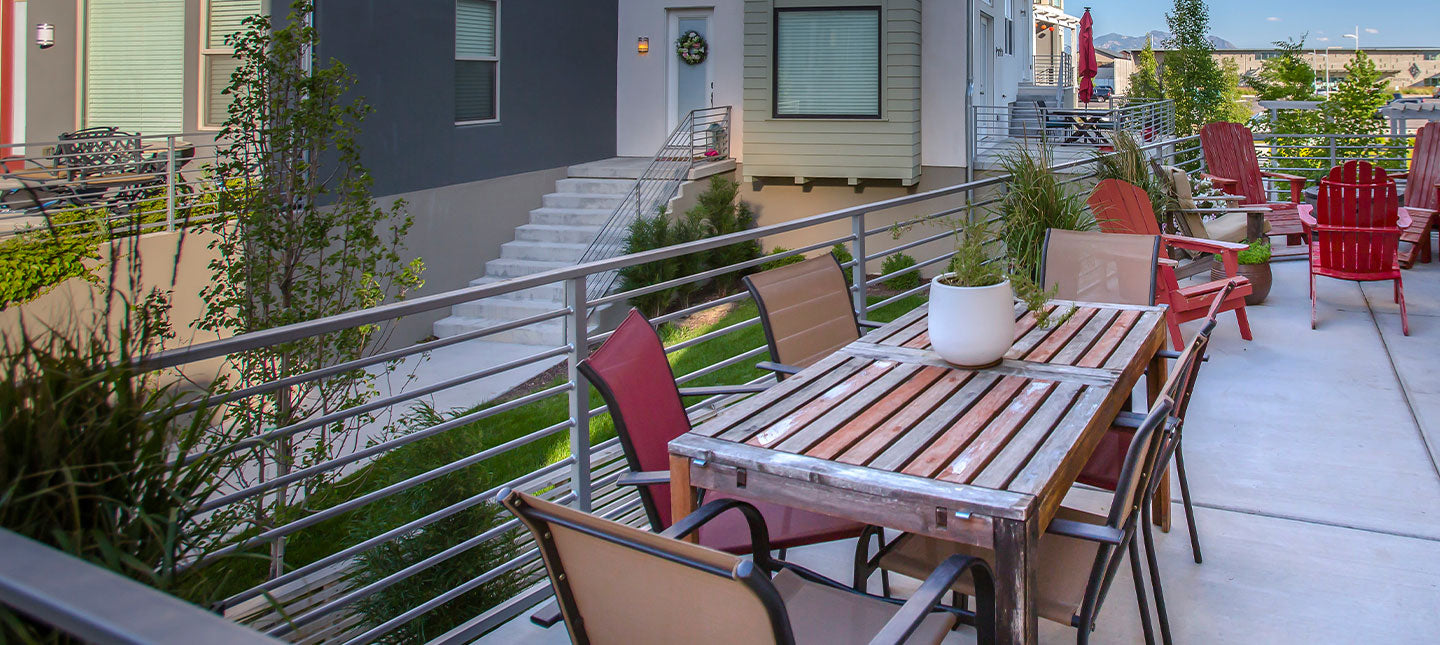 Balkon op het noorden