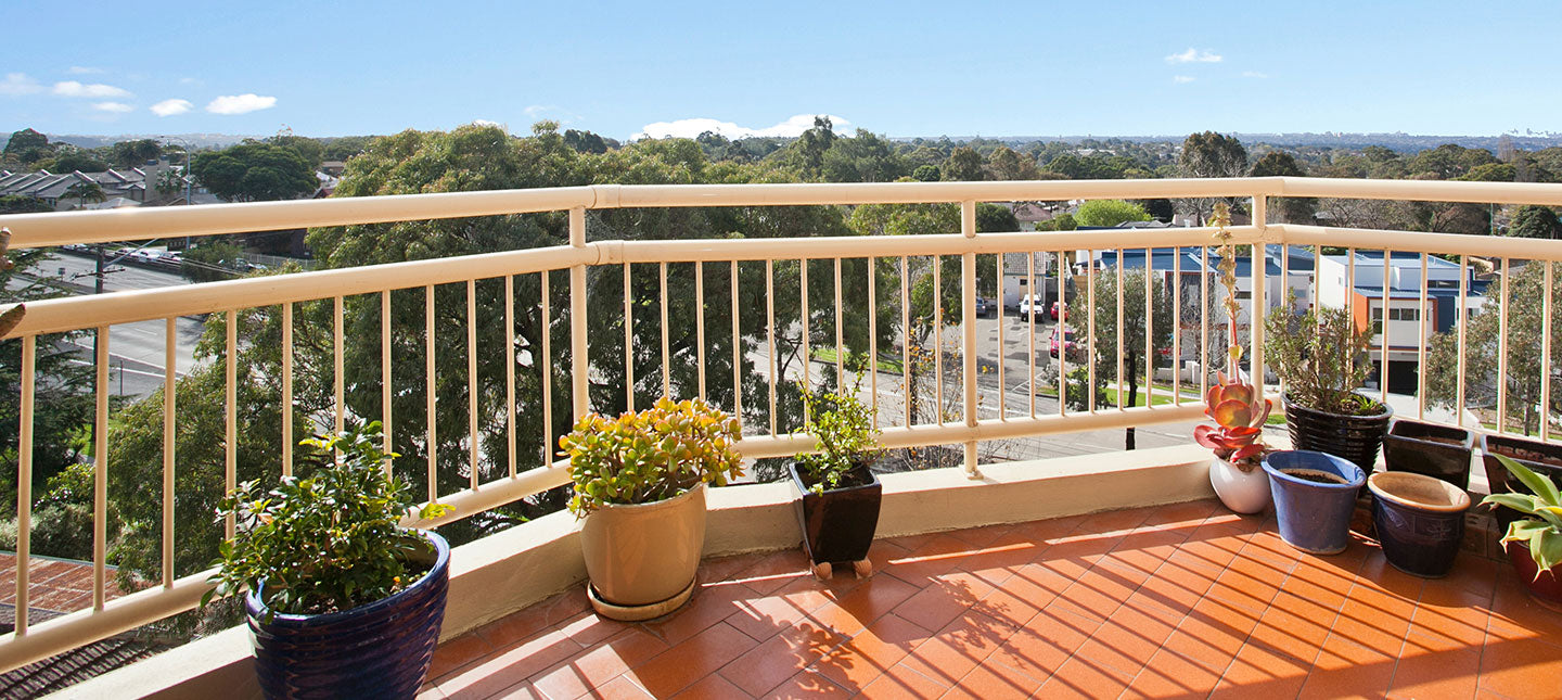 Balkon in continentaal klimaat