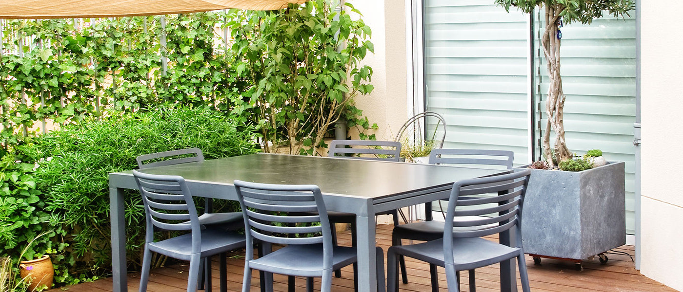 Verschillende terrassenstijlen