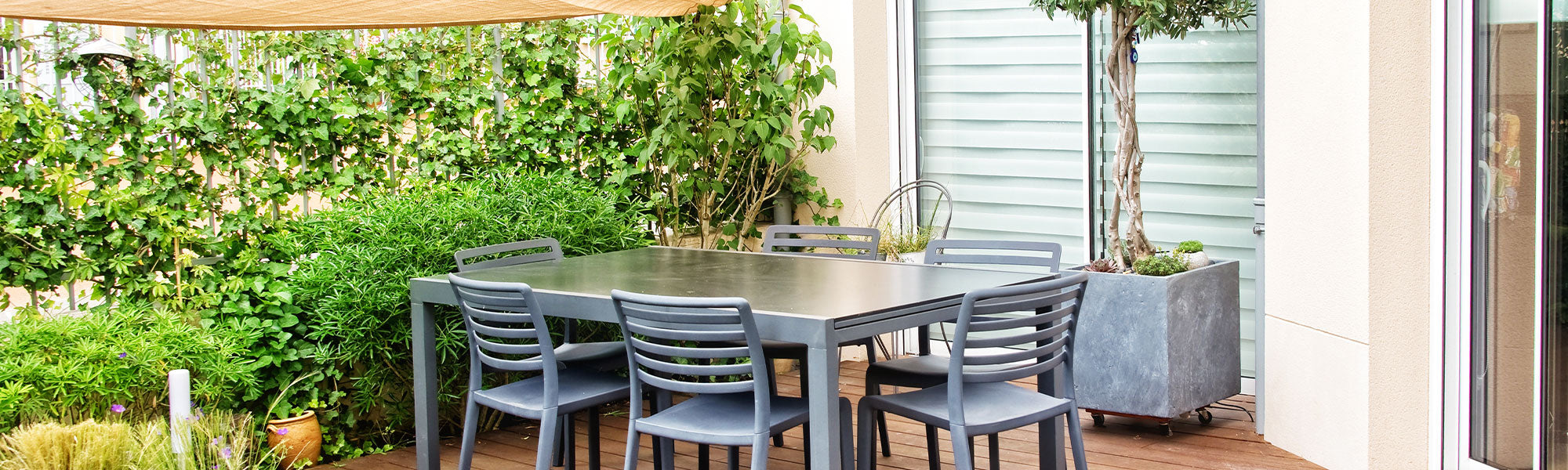 Verschillende terrassenstijlen