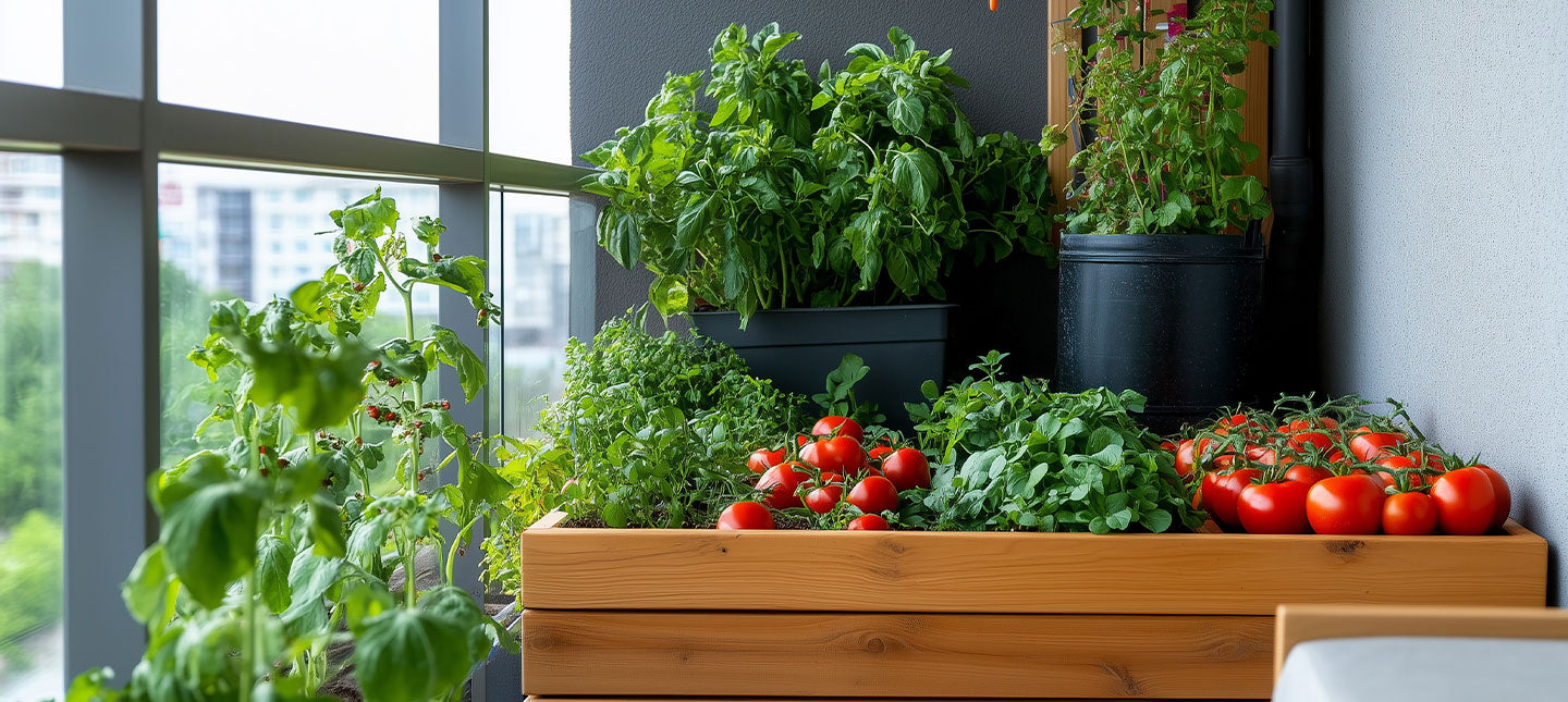 Moestuin op mijn balkon