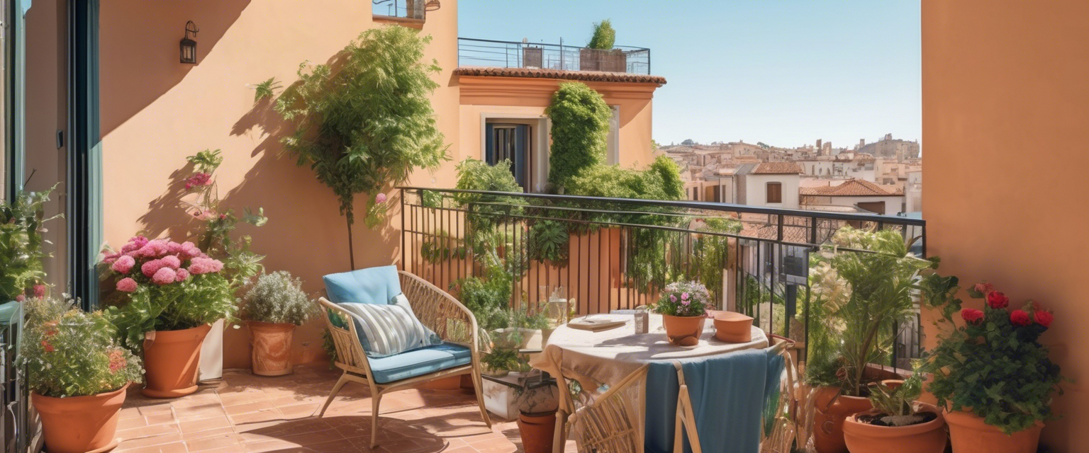 Balkon op het zuiden