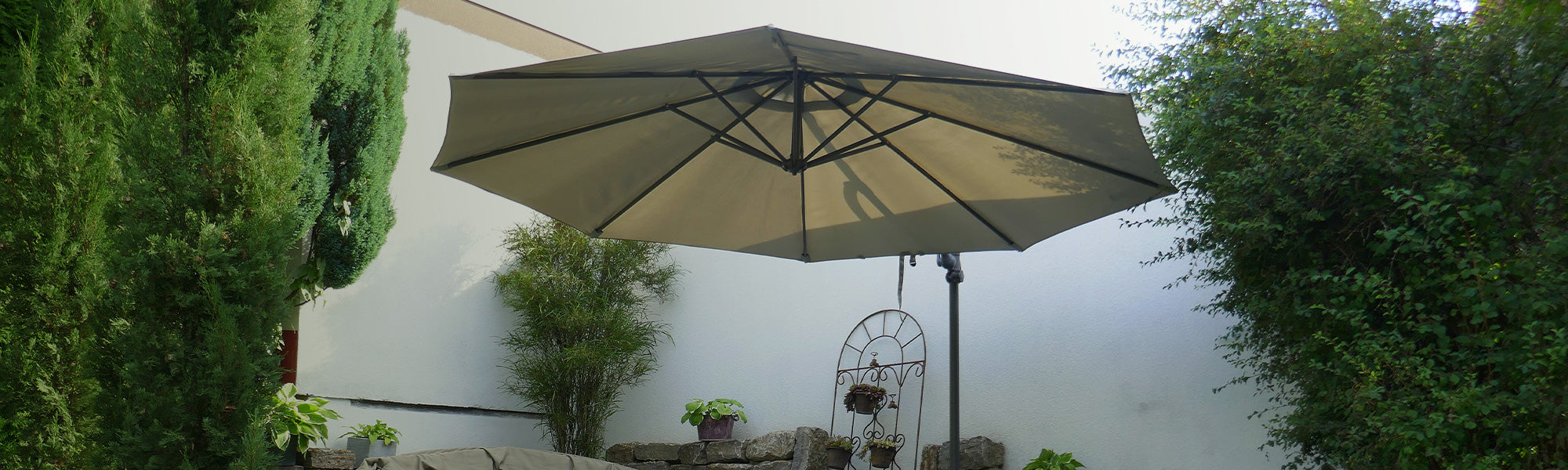 Parasols, prielen en afscherming
