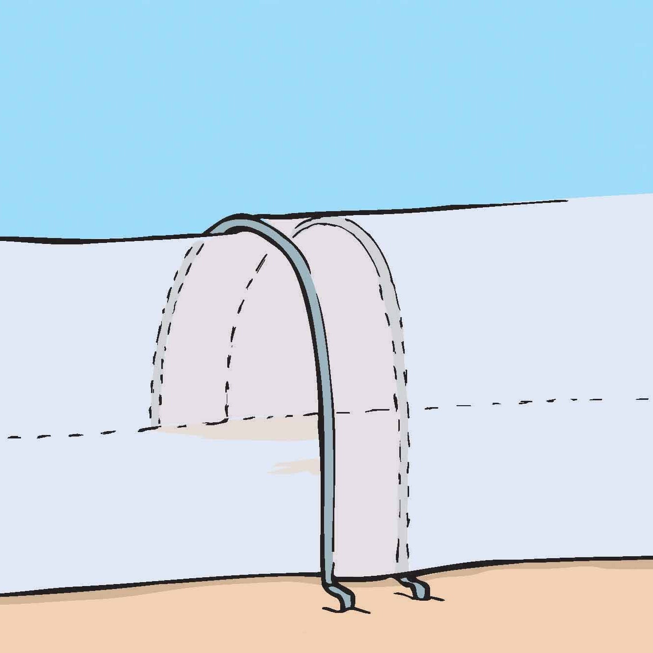  - Tunnel Voorgemonteerd accordeon - Kweekbenodigdheden moestuin