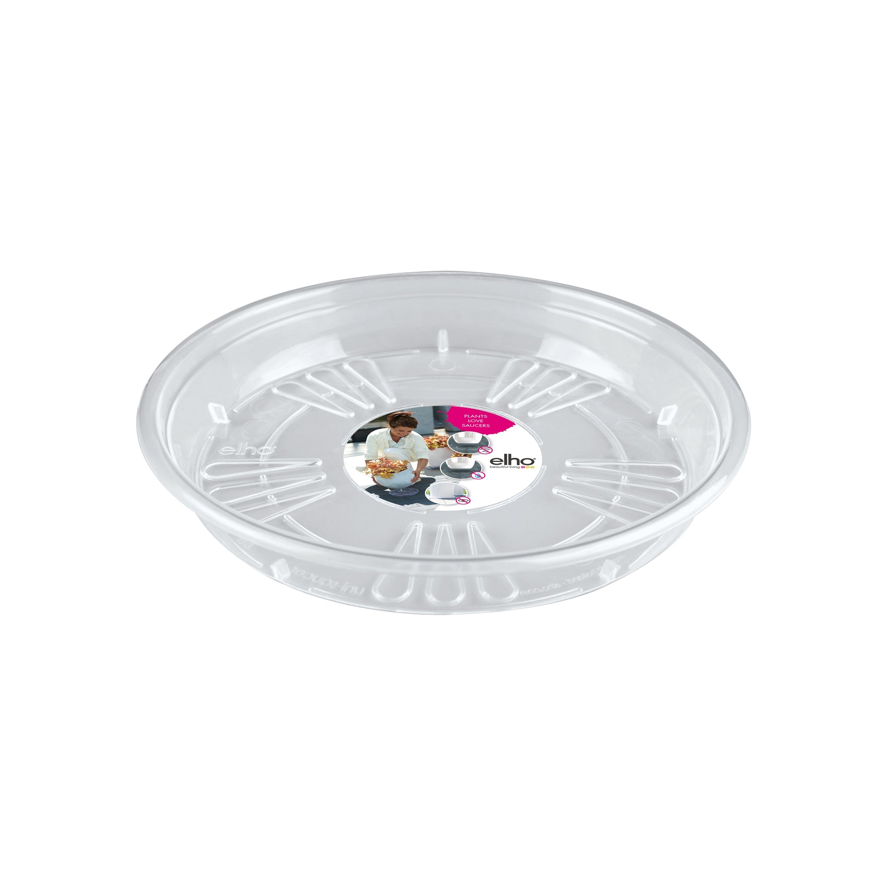 Elho Uni-Saucer transparant schoteltje - Willemse