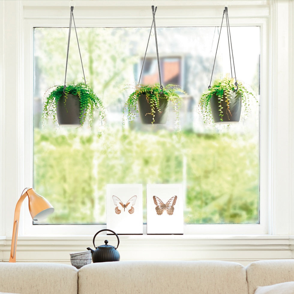Hanging basket Elho brussels wit