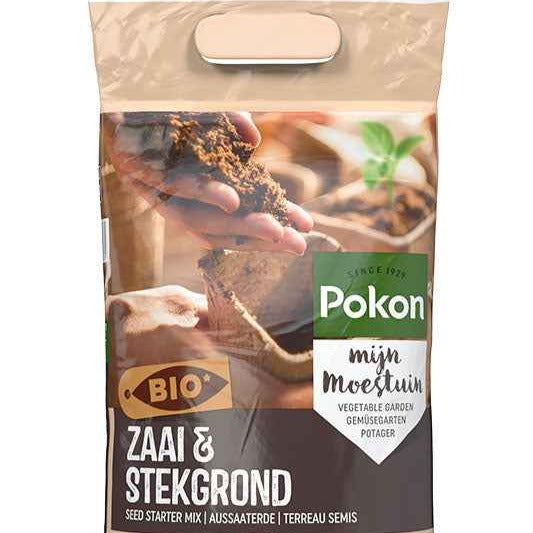 Zaai & stekgrond - Biologisch 10 liter - Pokon - Willemse