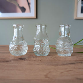 3 vintage mini-vazen