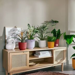 Elho Bloempot Jazz rond toscaans rood - Binnenpotten - Willemse