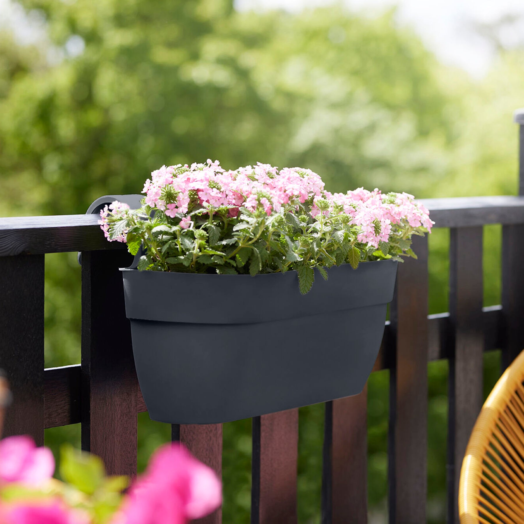 Balkonbak Vibia campana easy hanger large antraciet - Willemse