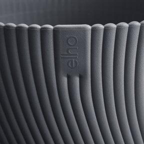  - Bloempot Sereh rond antraciet - Buitenpotten