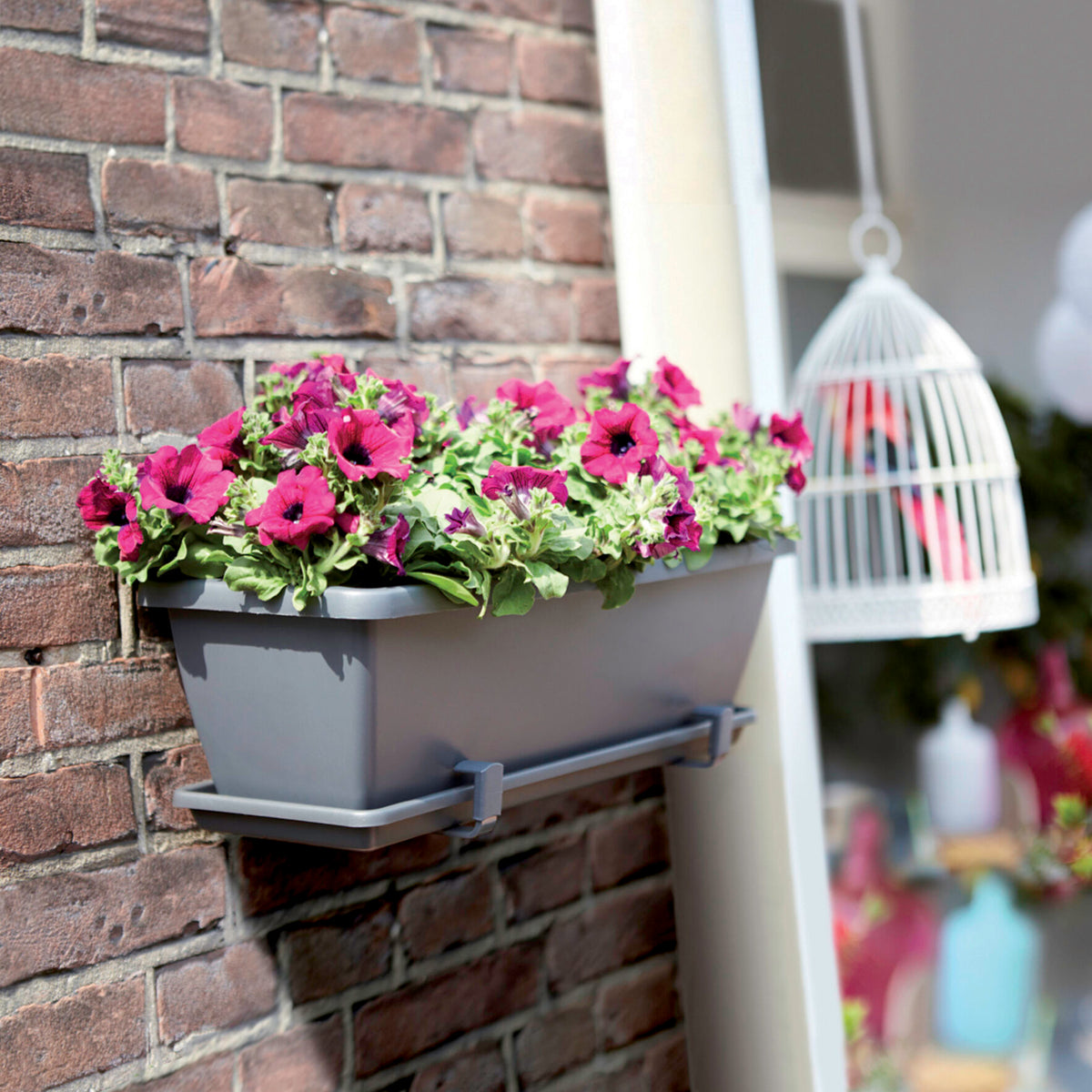 Plantenbak Barcelona  Antraciet