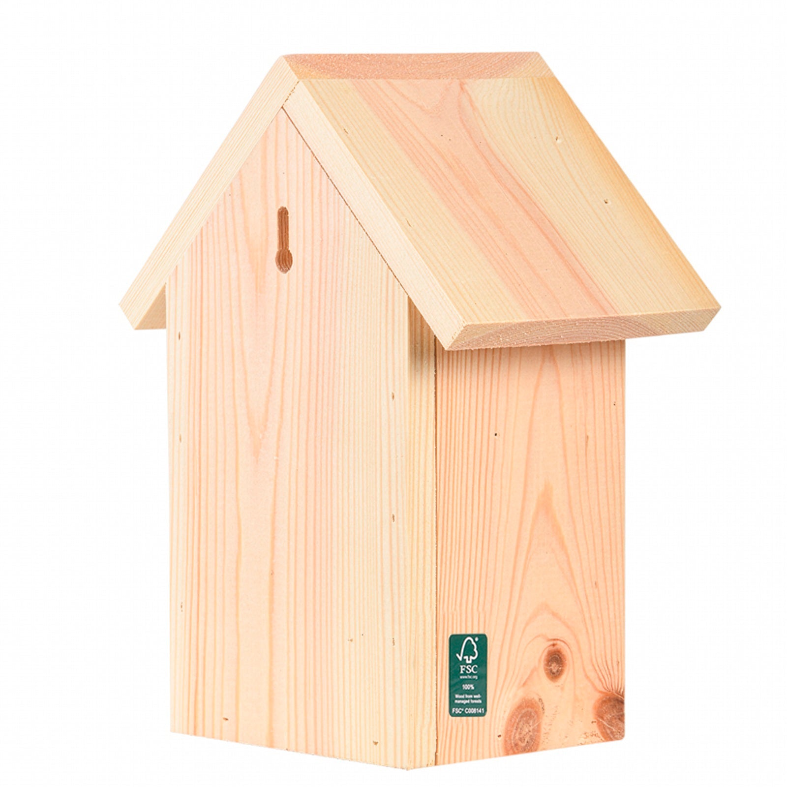 Schuilplaats voor bijen in natuurlijk hout