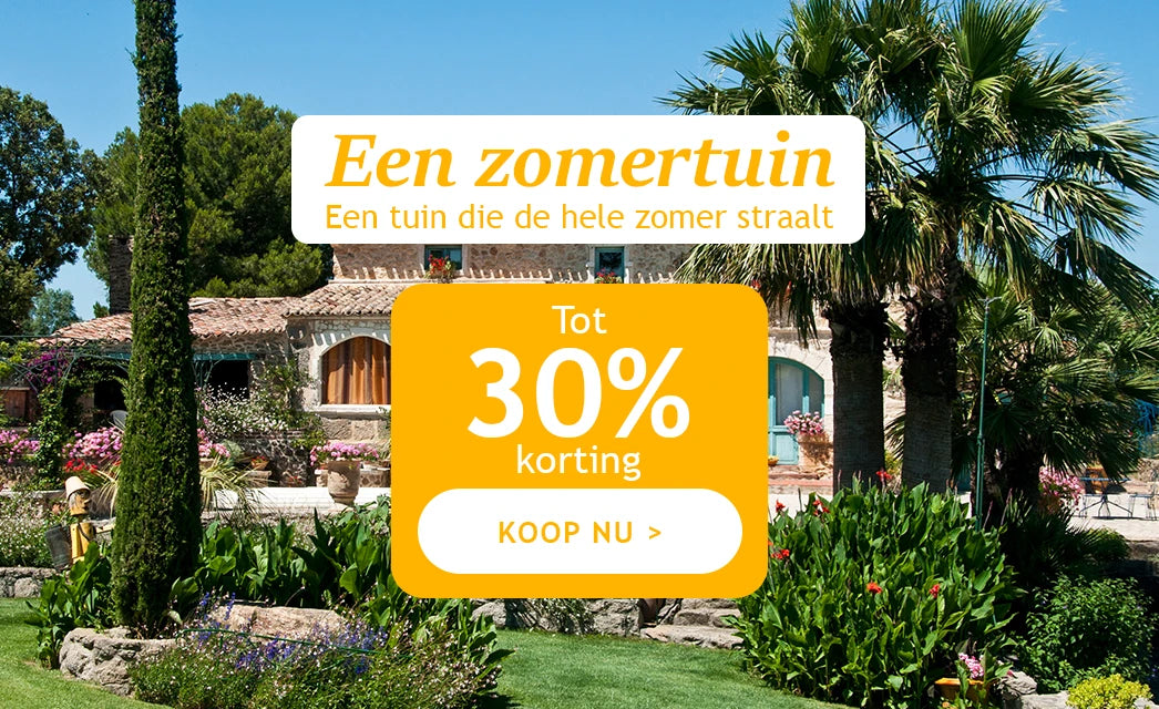 Een zomertuin tot 30% korting!