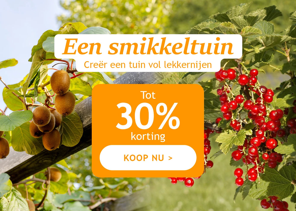 Een smikkeltuin tot 30% korting!
