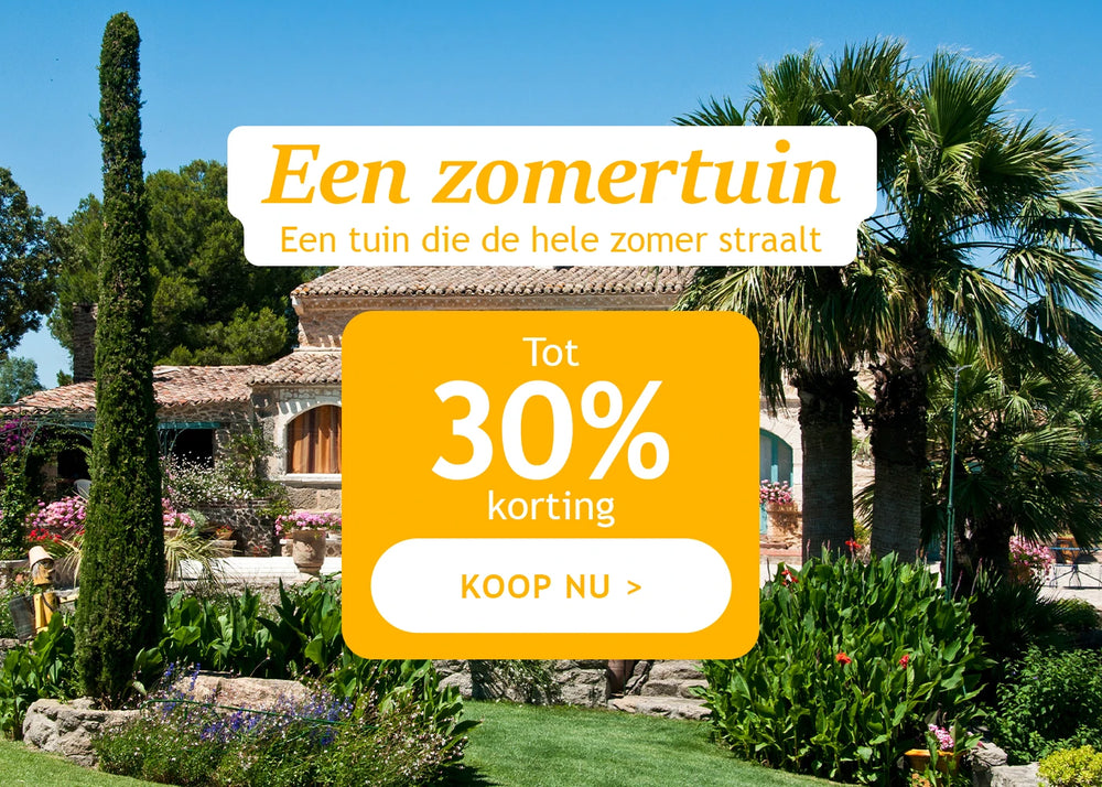 Een zomertuin tot 30% korting!