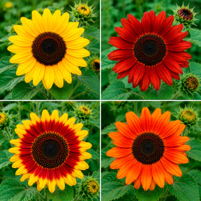 Zonnebloem Mix 'Colour Fashion' - Helianthus annuus color fashion - Willemse