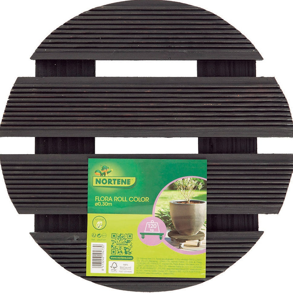 Plantentrolley van hout -  - Willemse