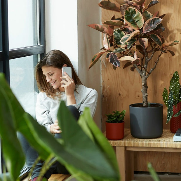 Elho Bloempot B for soft rond - antraciet