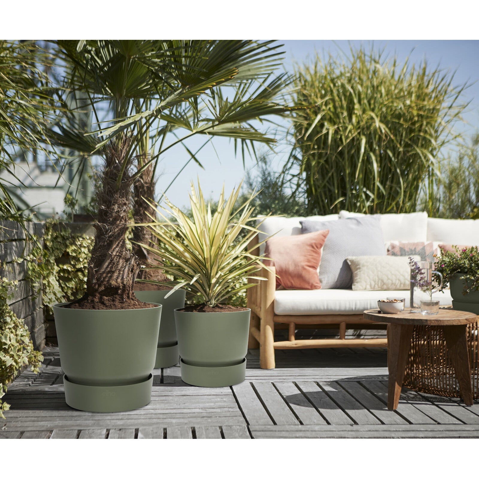 Bloempot Elho greenville bladgroen