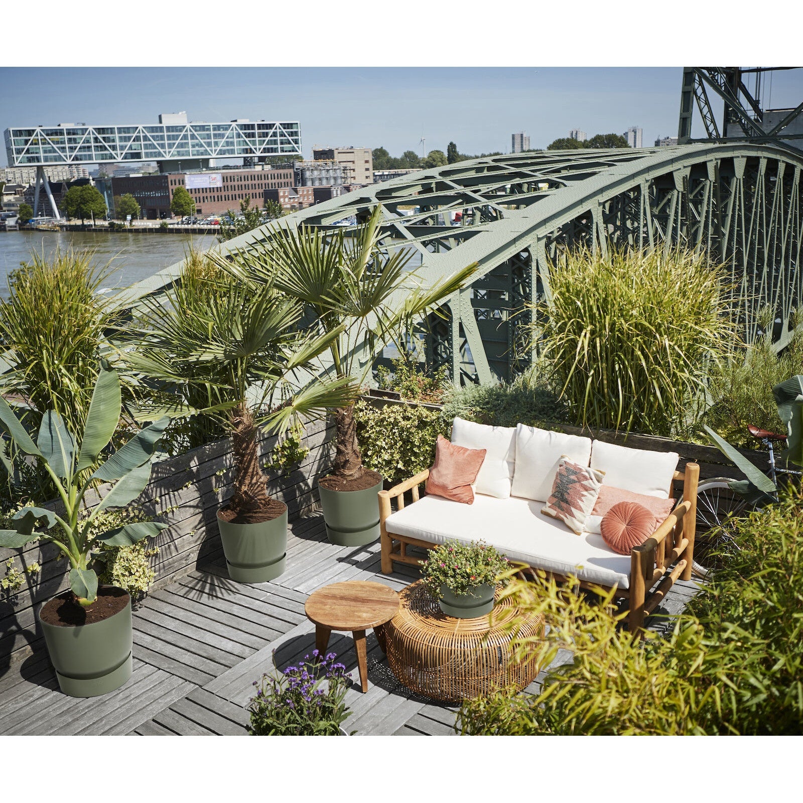 Bloempot Elho greenville bladgroen