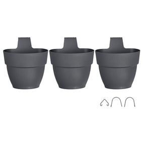 Bloempot Elho vibia campana vertical forest antraciet (x3)