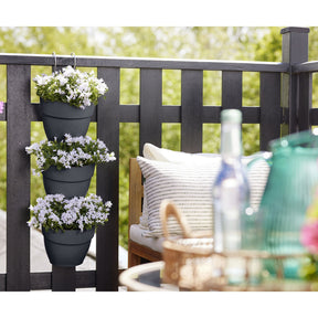 Bloempot Elho vibia campana vertical forest antraciet (x3)